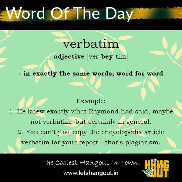 Word Of The Day
